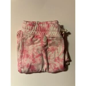 Girls Tie-Dye Joggers – Size Large (10–12) – Pink Comfy Sweatpants